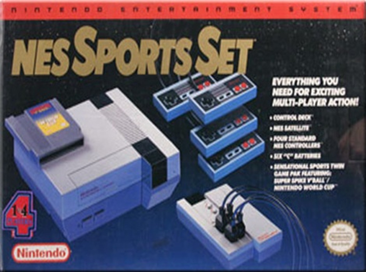Nintendo NES Sports Set System Complete In Box For Sale DKOldies